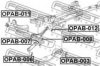 FEBEST OPAB-006 Control Arm-/Trailing Arm Bush